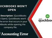 QuickBooks Won’t Open?