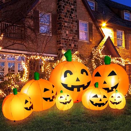 Halloween Inflatables Pumpkin Decorations
