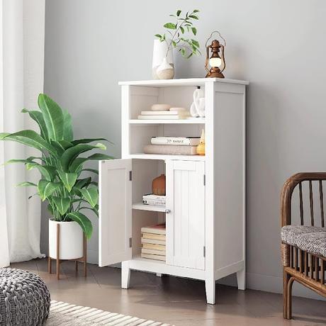 2 Tier Bathroom Storage Cabinet