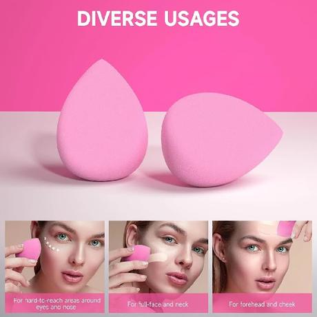 Latex Free Beauty Sponges - 6pk