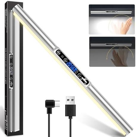 Smart Wave Sensor Cabinet light with Clock and Timer Functions