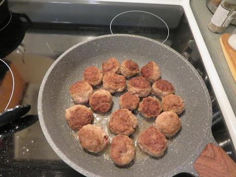 browning off meatballs