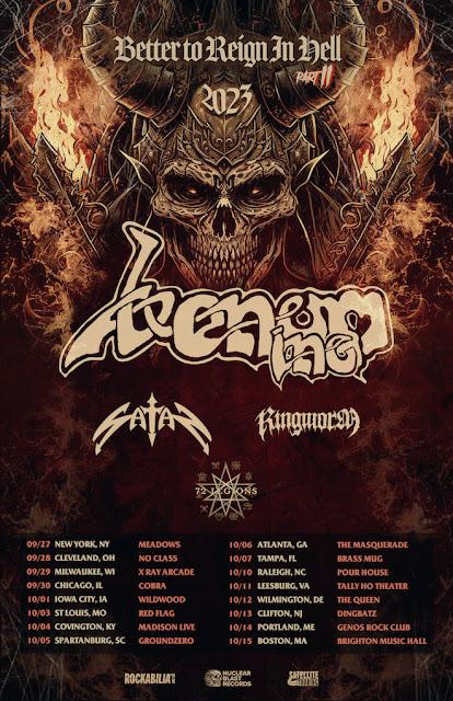 SATAN: New Wave Of Briti﻿sh Heavy Metal Icons To Kick Off US Tour With Venom Inc. Next Week!