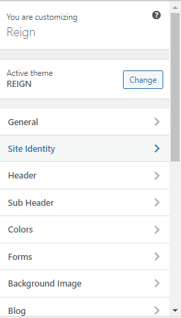 WordPress customization