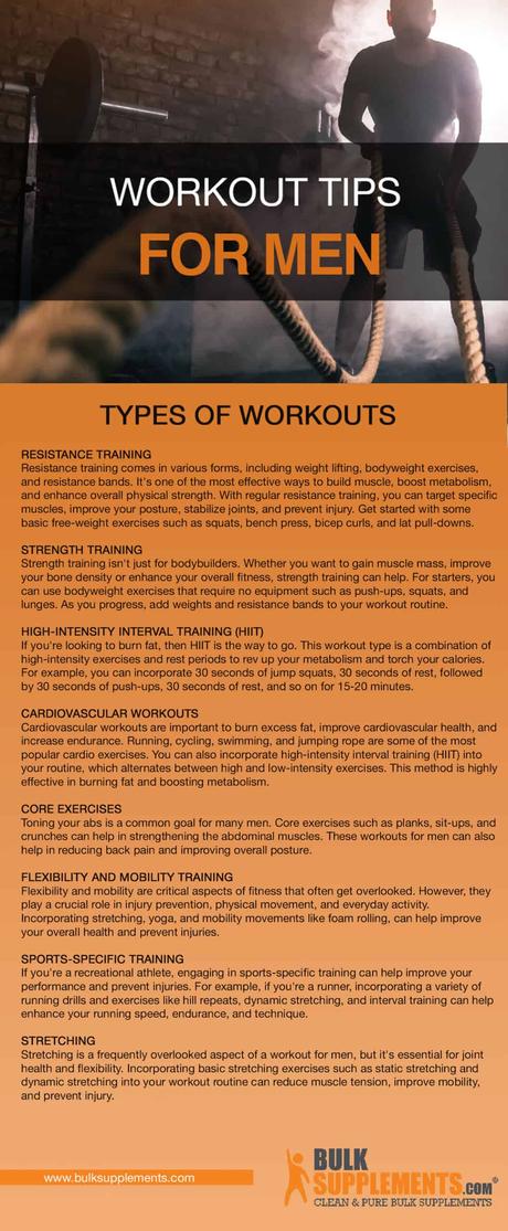 workout tips for men