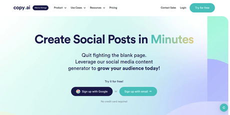 create social posts in minutes