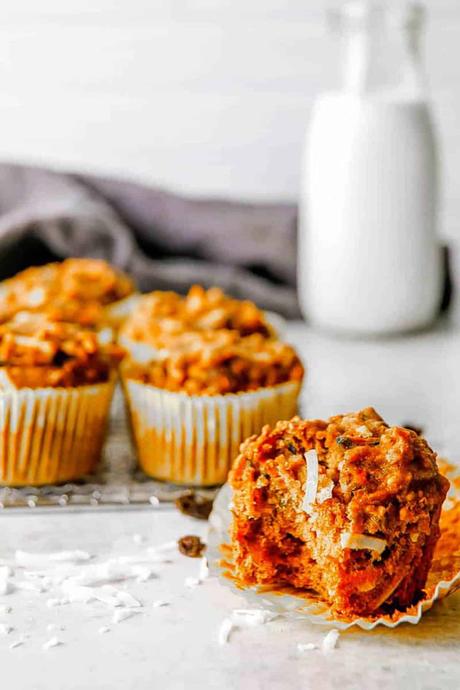 Healthy Apple Carrot Muffins