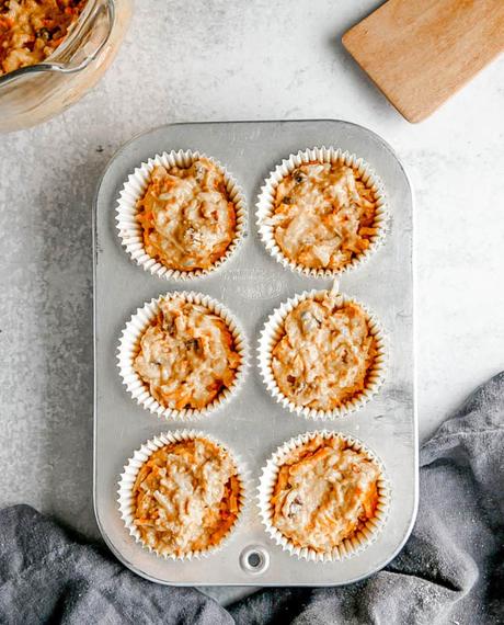 Healthy Apple Carrot Muffins