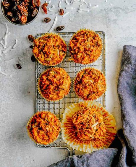 Healthy Apple Carrot Muffins