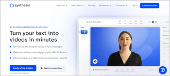 Synthesia AI Video Generator