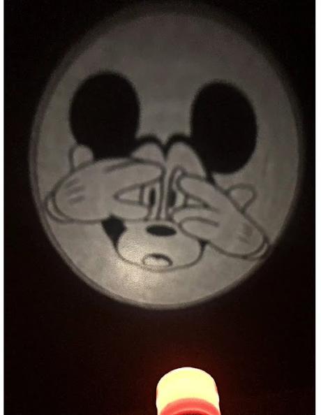 Mickey Mouse Handheld Flashlight Projector Light