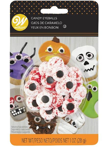 Add some personality to your Halloween treats! Wilton Red Vein Candy Eyeballs