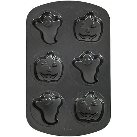 Wilton Halloween Ghost and Pumpkin Mini Cake Pan