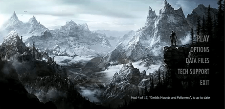 Skyrim game launcher