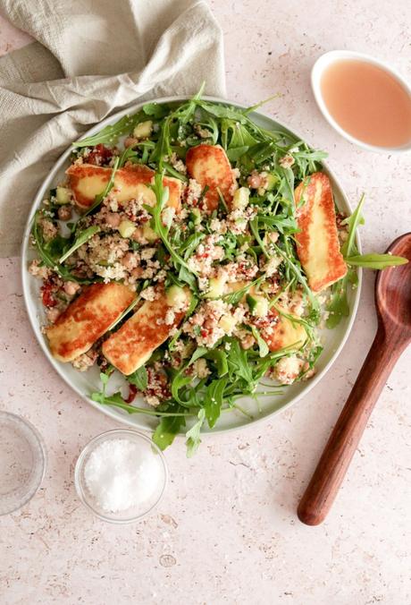 Halloumi and couscous salad Halloumi and couscous salad