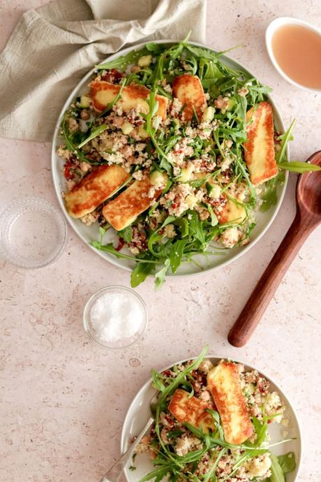 Halloumi and couscous salad Halloumi and couscous salad