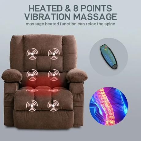 Power Lift Recliner Chair Recliners with Heat and Massage