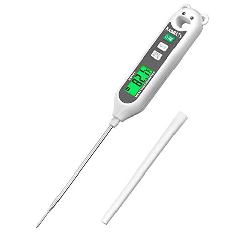 Waterproof Instant Read Thermometer with Backlight LCD