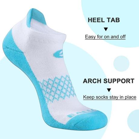 Cushioned Athletic Ankle Socks - 6 Pairs