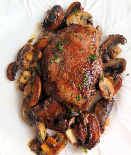Herbed Garlic Steak and Mushrooms