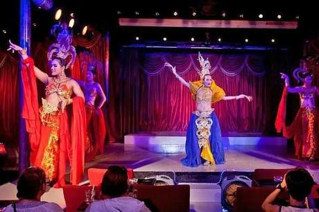 The famous Paris Follies Cabaret Show that is one of the highlight of the Koh Samui nightlife