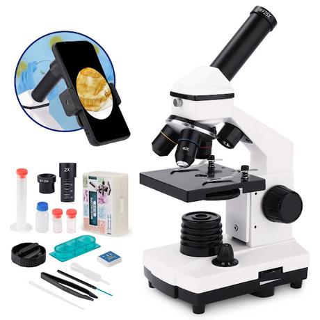 Beginner Science Microscope Kit with Slides Set