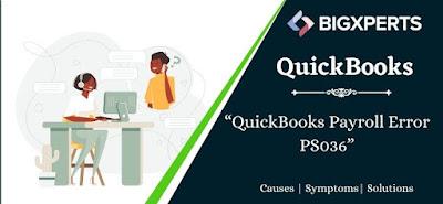 QuickBooks Error PS036
