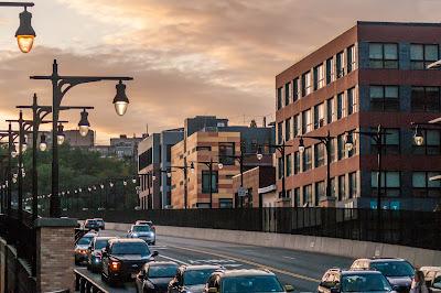 Early evening in Hoboken
