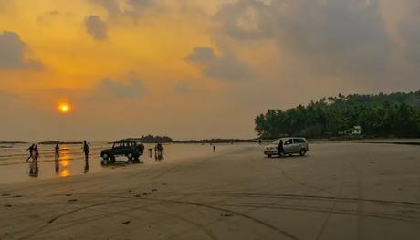 Sunset at one of the best tourist places in Thalassery 