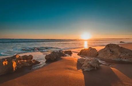 sunset view in portugal