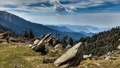 View from top of Churdhar Peak