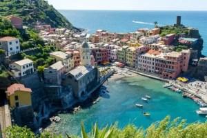Panoramic view of Cinque Terre