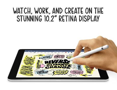 Delightfully capable. Surprisingly affordable. 2021 Apple 10.2-inch iPad Wi-Fi 64GB - Space Gray (9th Generation)