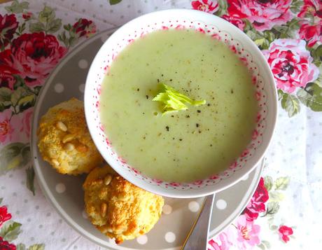 Cream of Celery Soup & Parmesan Muffins