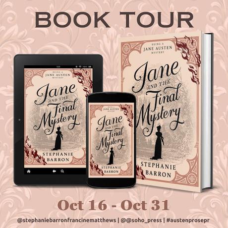 JANE AND THE FINAL MYSTERY, INTERVIEW WITH AUTHOR STEPHANIE BARRON