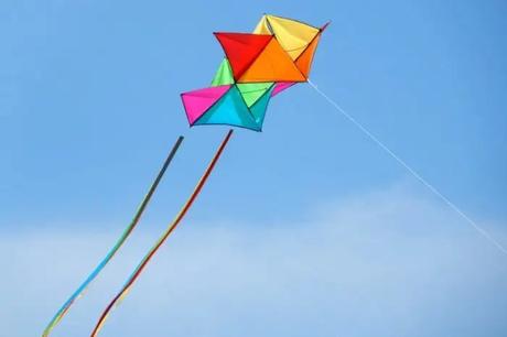 Flying kite