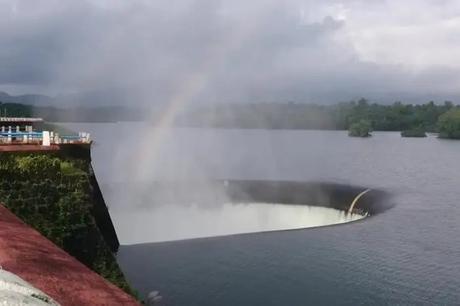A picture of the beautiful Salolim Dam in Goa