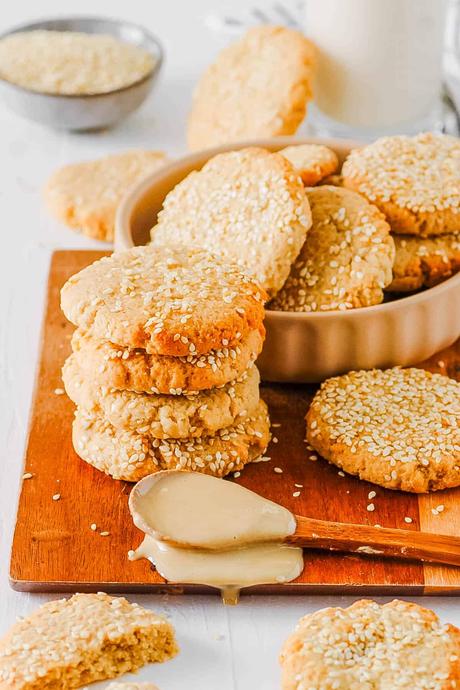 Sesame Tahini Cookies Sesame Tahini Cookies