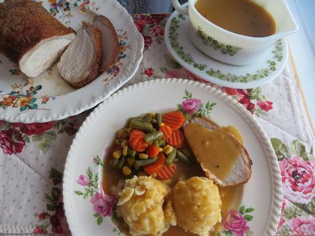 Pork Loin Roast with Gravy