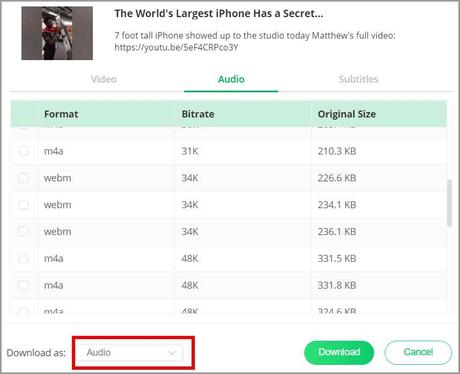 VidiCable Review download as Audio