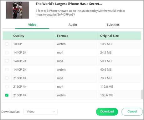 VidiCable Review Advanced download controls