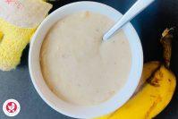 Wheat banana porridge