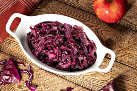 Braised Red Cabbage and Apples