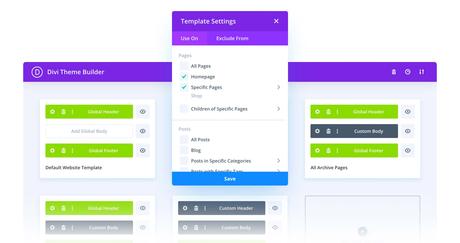 Divi vs Elementor - Theme Builder