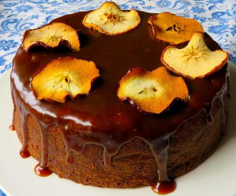 Autumn Apple Cake with a Toffee Glaze