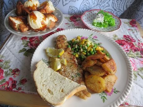 Pan Fried Fish and Cottage Fried Potatoes