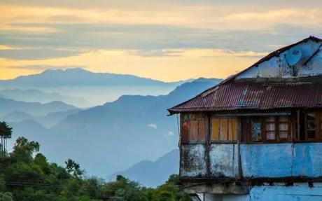 A rustic building in Landour
