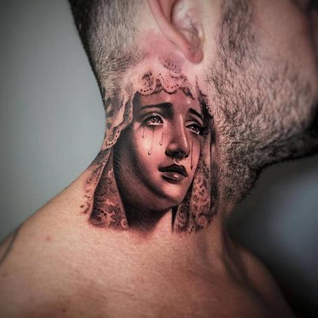 10+ Virgin Mary Tattoo Design Ideas & Placement!!