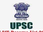 UPSC Civil Services 2022 Reserve List