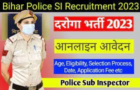 Bihar Police SI Online 2023 | Bihar Sub Inspector Prohibition Online Form 2023